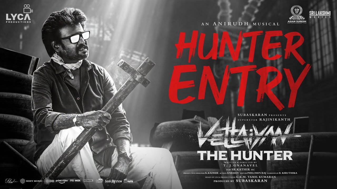 Hunter Entry Telugu Song Lyrics – Vettaiyan